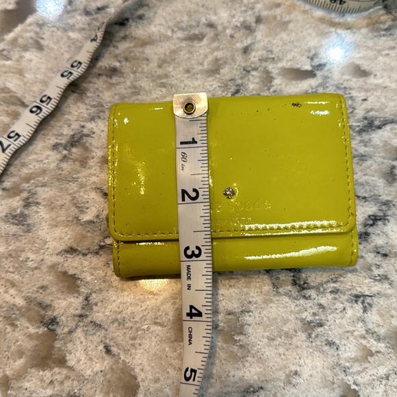 Kate Spade | Patent Leather Wristlet (flaw) Wallet in Yellow - Picture 16 of 16